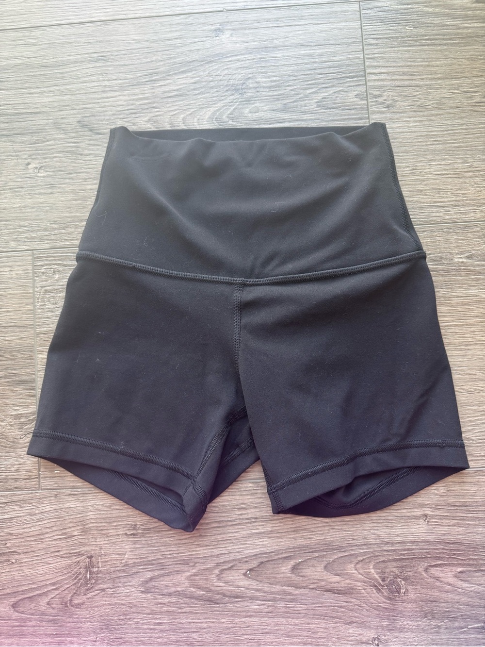 Lululemon Align High Rise Shorts Black Buttery Soft Biker Shorts Women’s size 2
